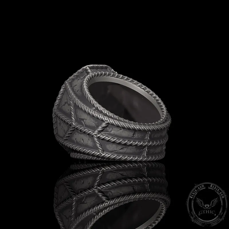 Skeleton Bones Sterling Silver Skull Ring sold by GTHIC product image thumbnail 5