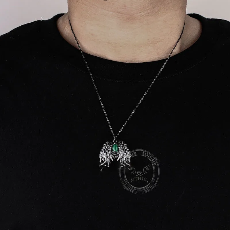 Dark Angel Wing Brass Gothic Pendant sold by GTHIC product image thumbnail 2