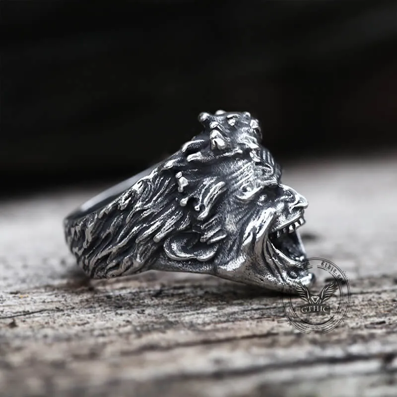 Crazy Clown Stainless Steel Ring sold by GTHIC product image thumbnail 5