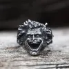 Crazy Clown Stainless Steel Ring sold by GTHIC