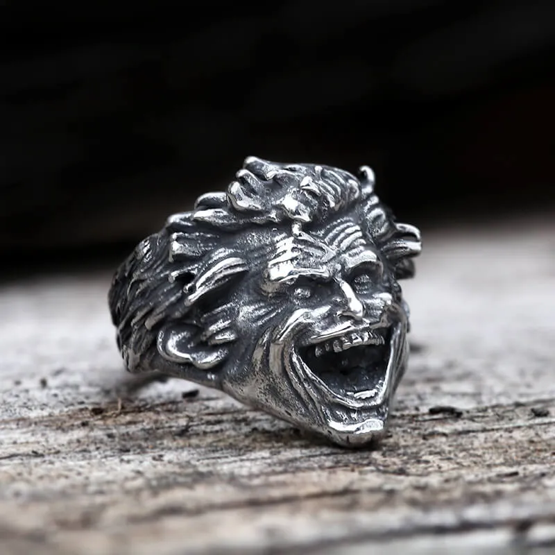Crazy Clown Stainless Steel Ring sold by GTHIC