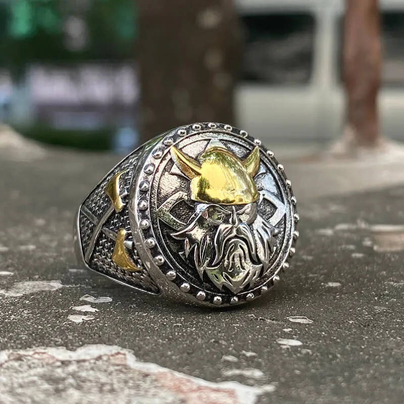 God of War Odin Sterling Silver Viking Ring sold by GTHIC