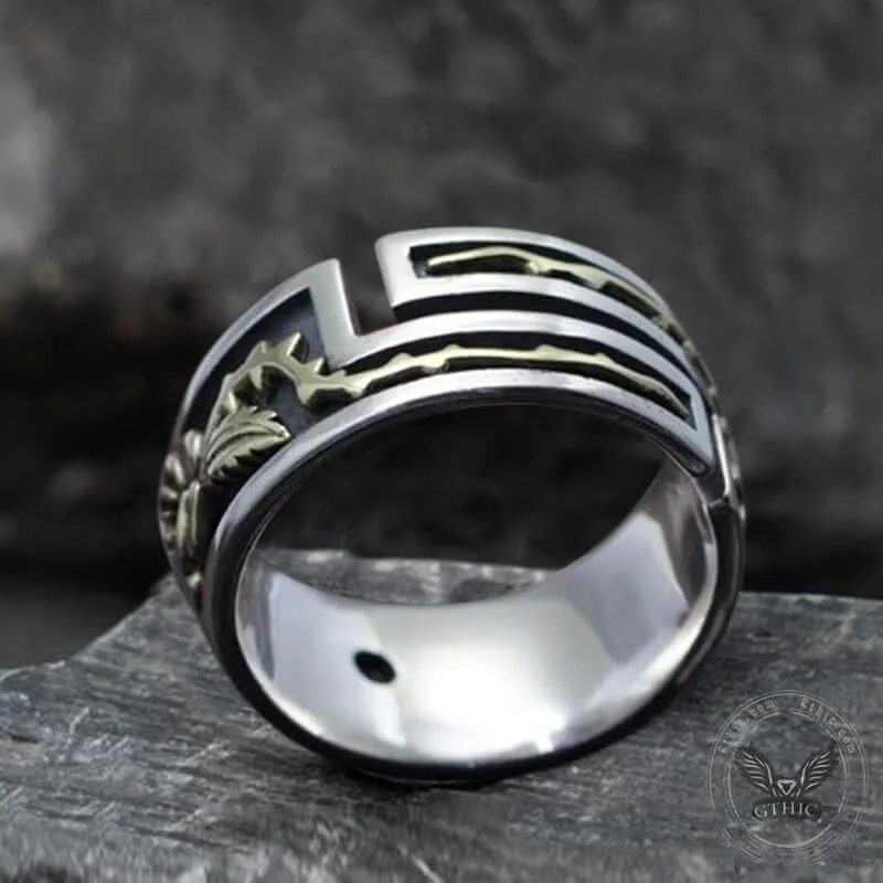 Eye of Providence Sterling Silver Masonic Ring sold by GTHIC product image thumbnail 4