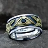 Eye of Providence Sterling Silver Masonic Ring sold by GTHIC