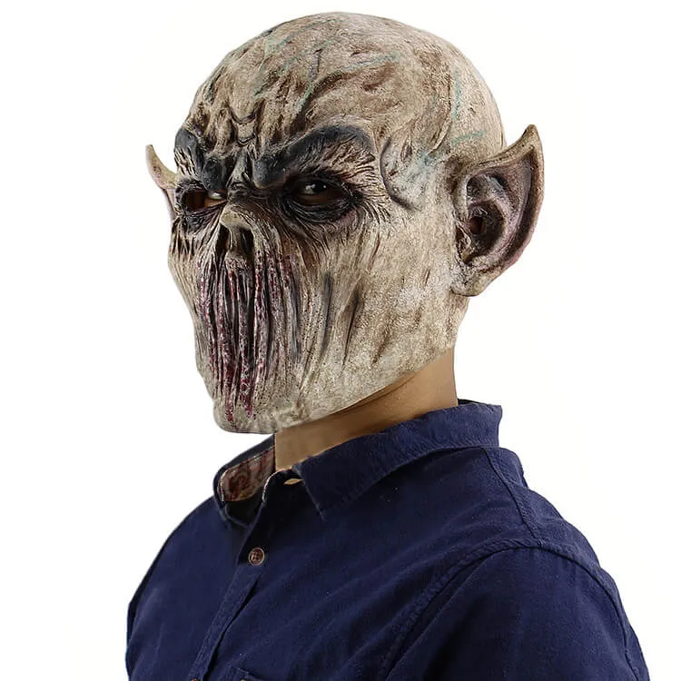 Horror Halloween Headgear Mouth-less Alien Latex Facemask sold by GTHIC product image thumbnail 2