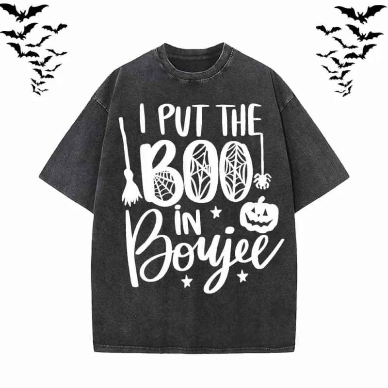 I Put The Boo In Boujee Short Sleeve T-shirt sold by GTHIC