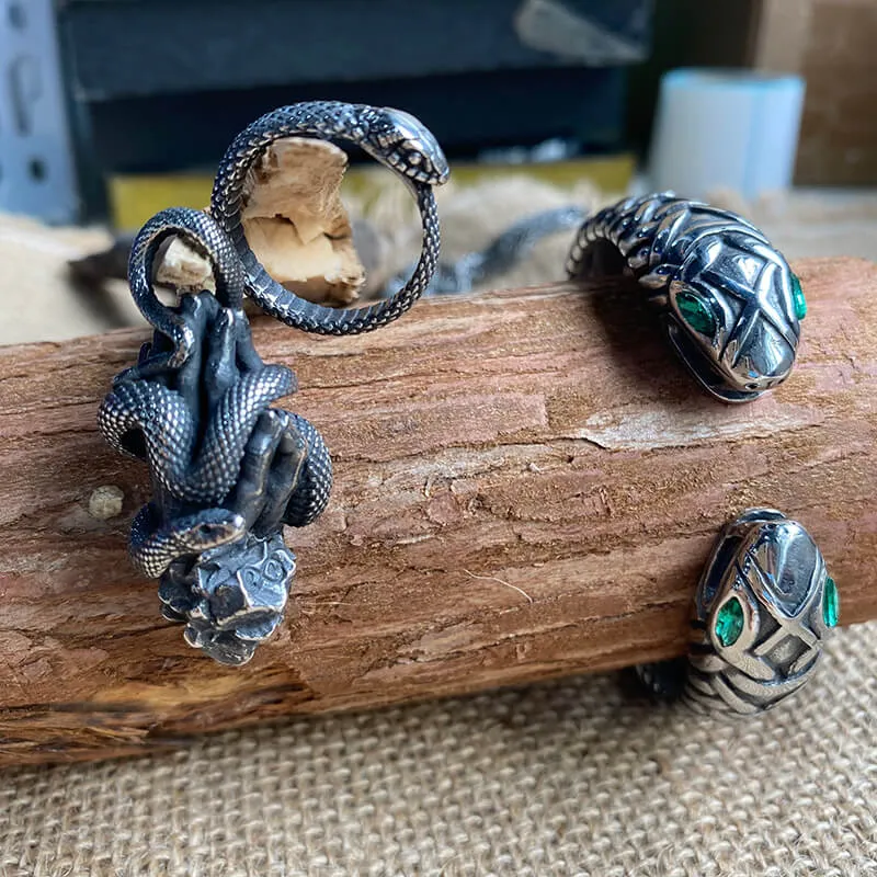 3 Pcs Ouroboros Snake Jewelry Set sold by GTHIC product image thumbnail 3