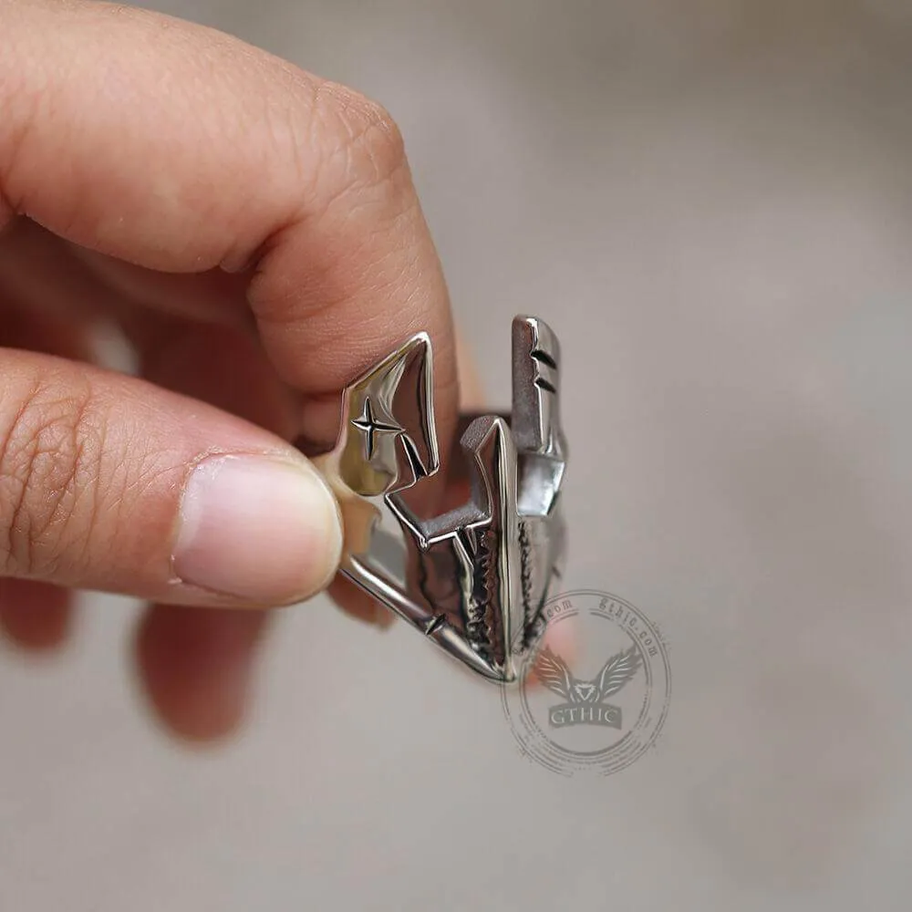 Spartan Helmet Stainless Steel Ring sold by GTHIC product image thumbnail 5