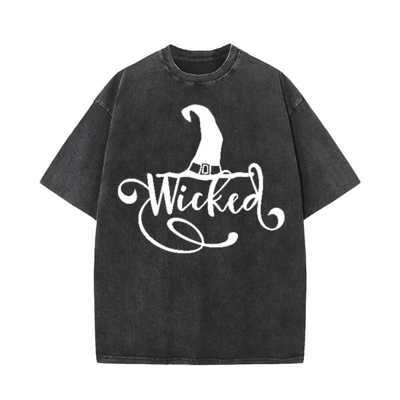 Witchcraft Print Vintage Washed T-shirt sold by GTHIC