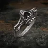 Gothic Ferocious Skull Stainless Steel Ring sold by GTHIC
