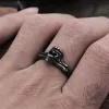 Gothic Ferocious Skull Stainless Steel Ring sold by GTHIC