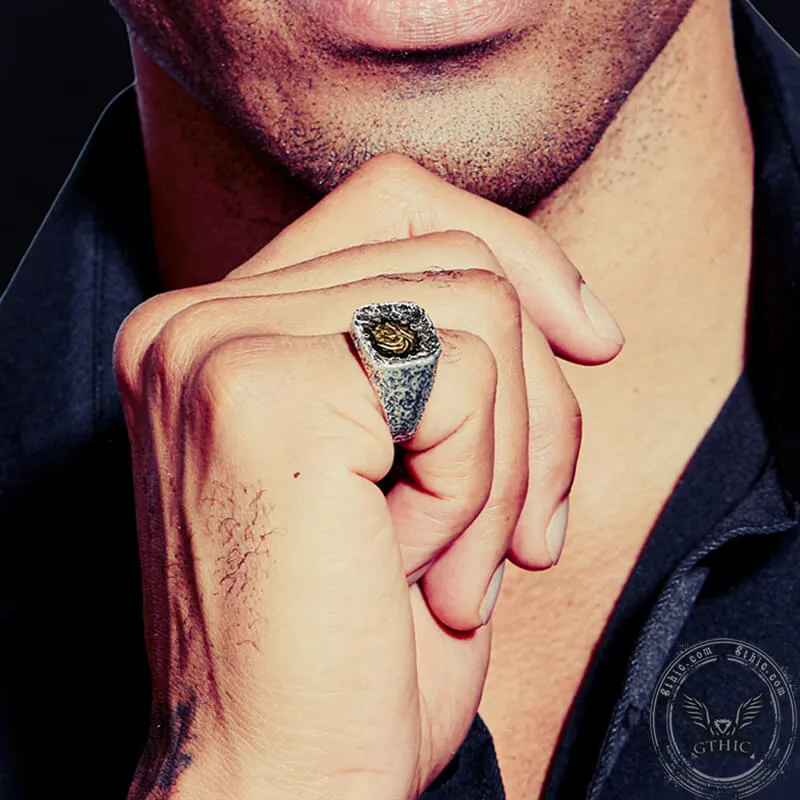 Witcher Wolf Skull Sterling Silver Viking Ring sold by GTHIC product image thumbnail 3