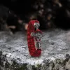 Red Thor’s Hammer Valknut Stainless Steel Paracord Bracelet sold by GTHIC