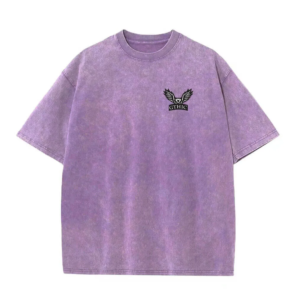 Multicolor Gthic Logo Vintage Washed T-shirt sold by GTHIC product image thumbnail 2