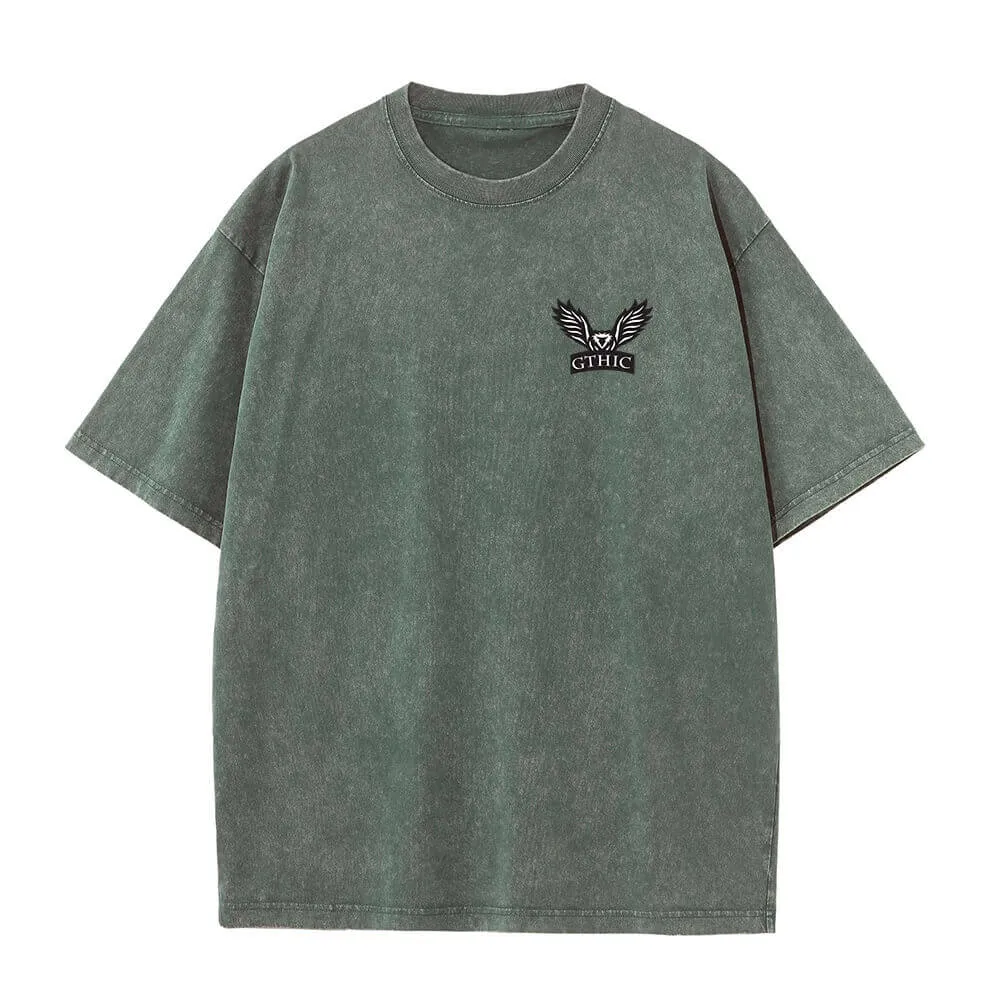 Multicolor Gthic Logo Vintage Washed T-shirt sold by GTHIC product image thumbnail 3