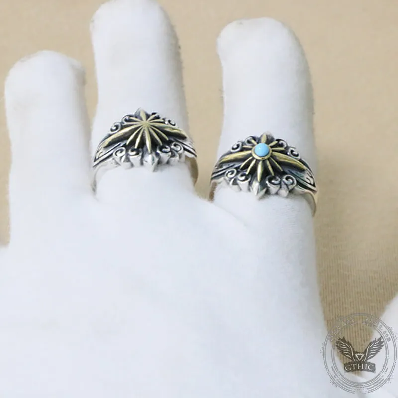 Vintage Sun Sterling Silver Adjustable Ring sold by GTHIC product image thumbnail 2