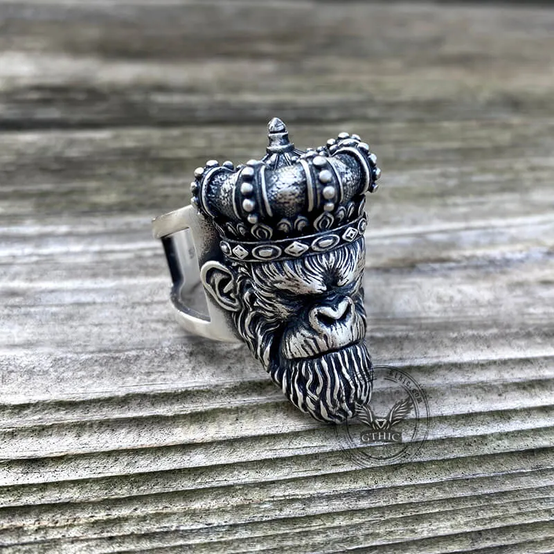Monkey King Sterling Silver Ring sold by GTHIC product image thumbnail 2