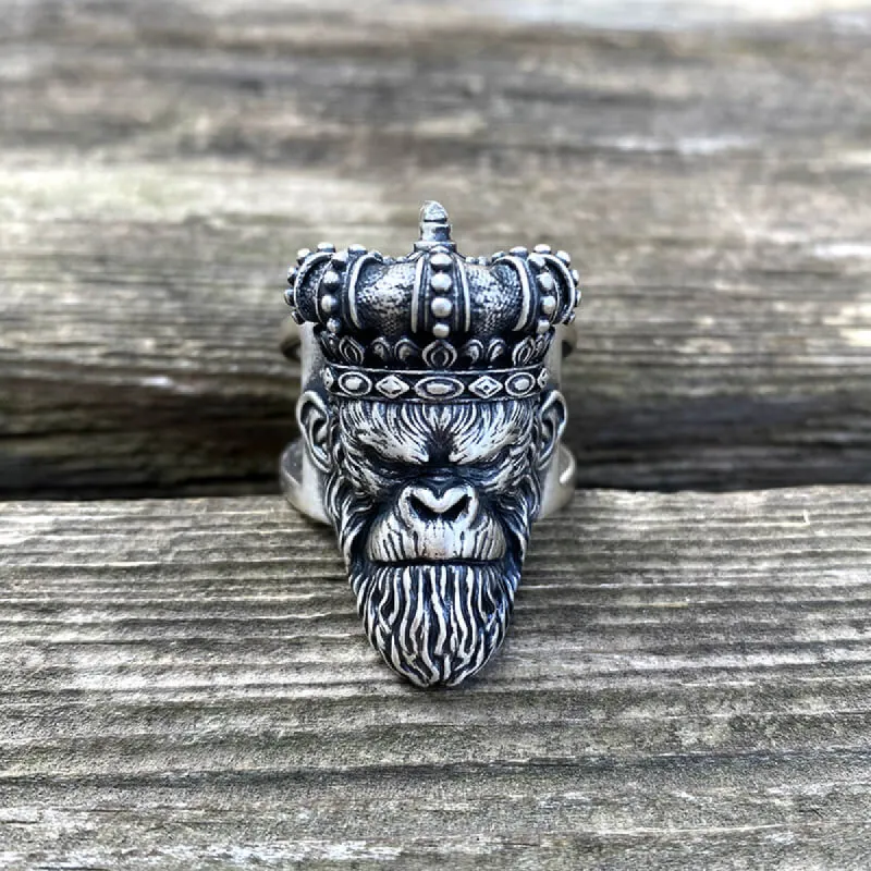 Monkey King Sterling Silver Ring sold by GTHIC