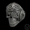 One-Eyed Pirate Sterling Silver Skull Ring sold by GTHIC