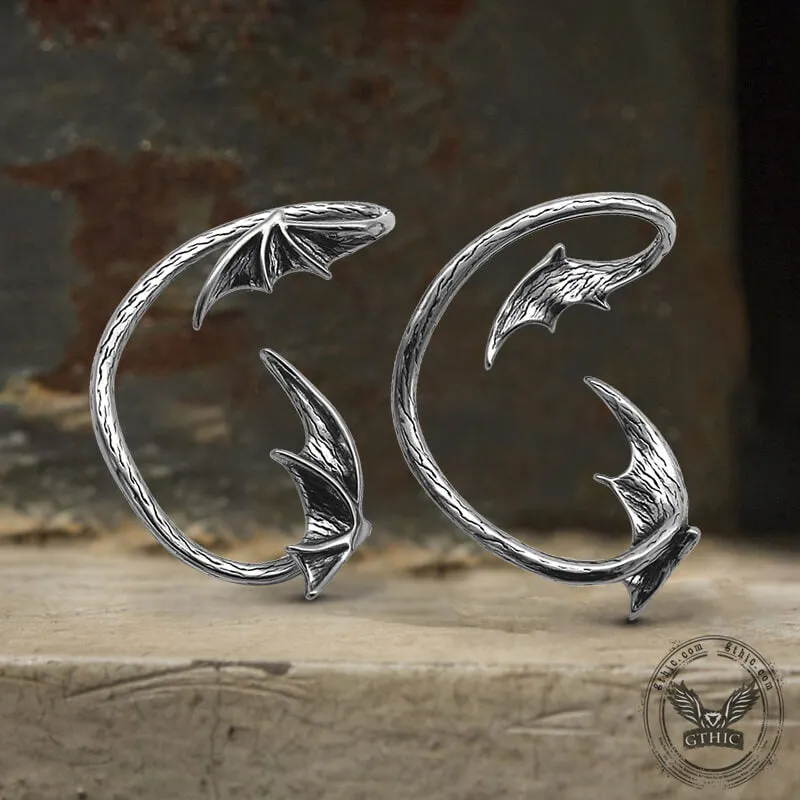 Devil Wings Stainless Steel Ear Cuffs sold by GTHIC product image thumbnail 5