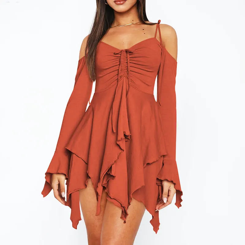 Sweet Fairy Irregular Handkerchief Dress sold by GTHIC product image thumbnail 5