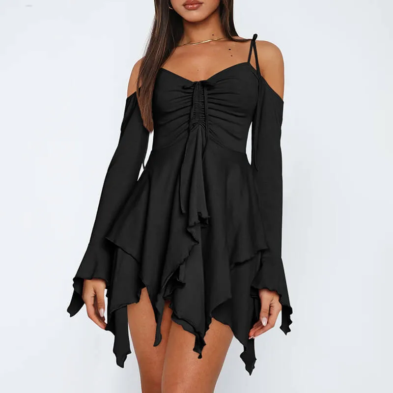 Sweet Fairy Irregular Handkerchief Dress sold by GTHIC product image thumbnail 3