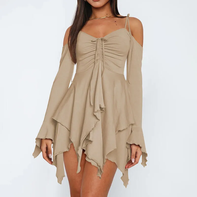 Sweet Fairy Irregular Handkerchief Dress sold by GTHIC product image thumbnail 4