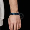 Solid Color Cuban Link Chain Stainless Steel Bracelet sold by GTHIC