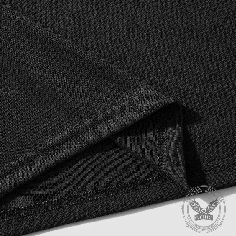 Black Death Short Sleeve T-shirt and Shorts Set sold by GTHIC product image thumbnail 4