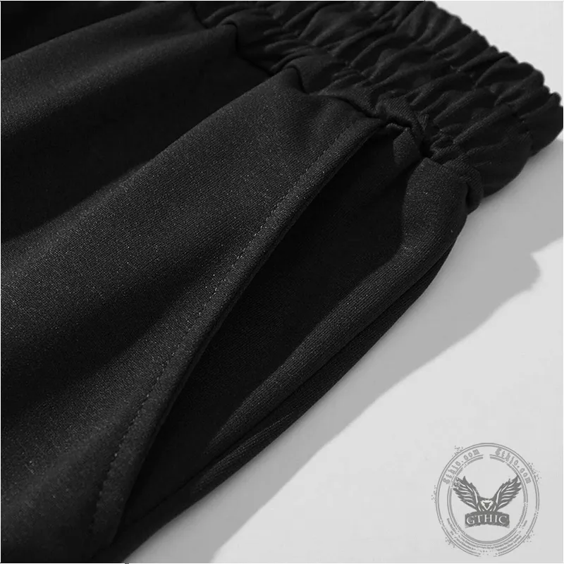 Black Death Short Sleeve T-shirt and Shorts Set sold by GTHIC product image thumbnail 3