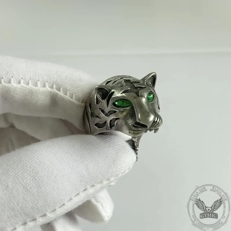 Howling Tiger Stainless Steel Animal Ring sold by GTHIC product image thumbnail 3