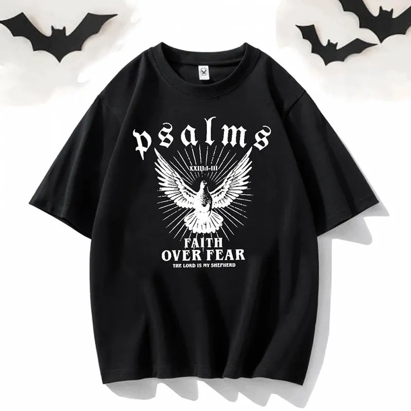 Faith Over Fear Eagle Short Sleeve T-shirt sold by GTHIC