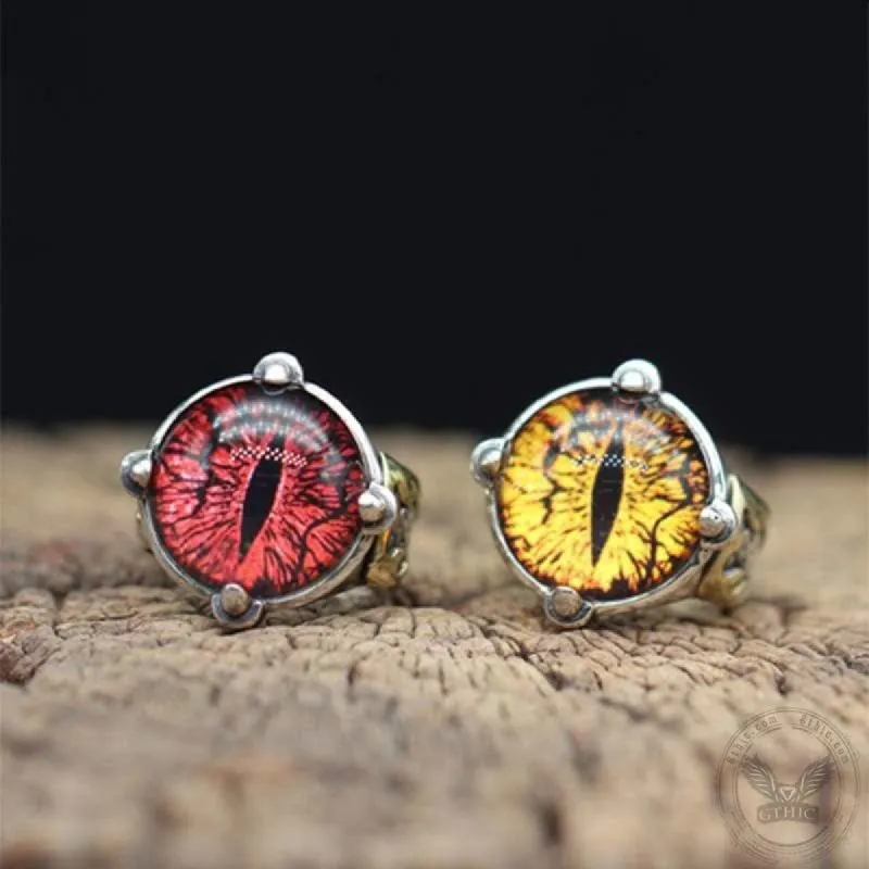 Eye Of Sauron Sterling Silver Ring sold by GTHIC
