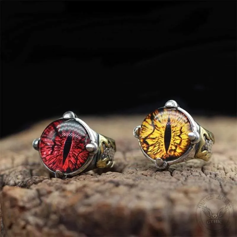 Eye Of Sauron Sterling Silver Ring sold by GTHIC product image thumbnail 5
