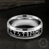 Runic Circle Stainless Steel Viking Ring sold by GTHIC