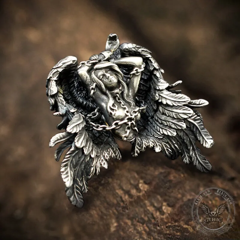 Andromeda Angel Wings Sterling Silver Greek Mythology Pendant sold by GTHIC product image thumbnail 4