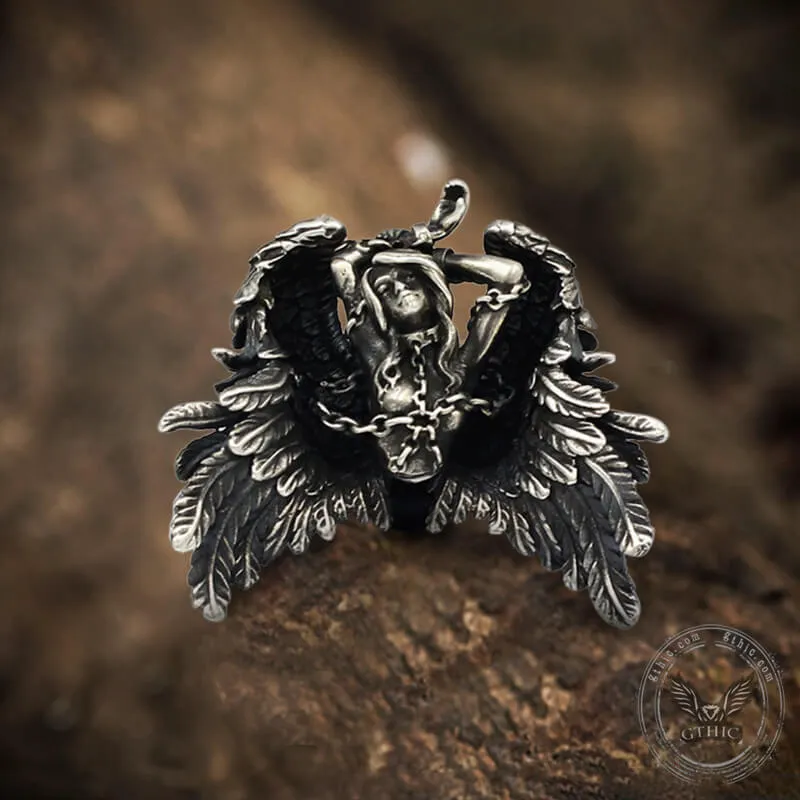 Andromeda Angel Wings Sterling Silver Greek Mythology Pendant sold by GTHIC product image thumbnail 5