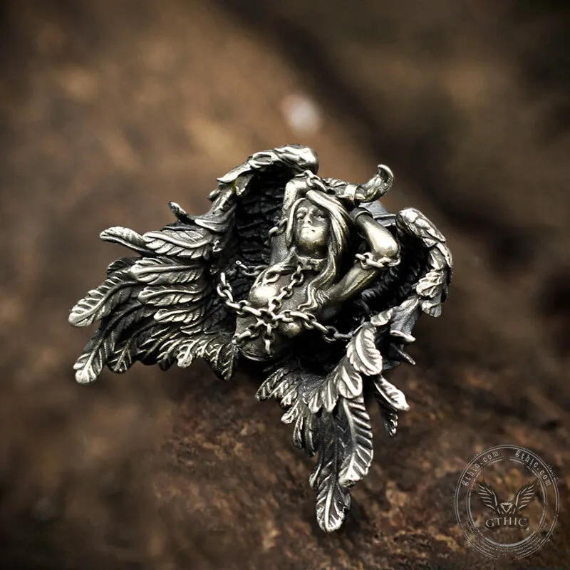 Andromeda Angel Wings Sterling Silver Greek Mythology Pendant sold by GTHIC product image thumbnail 3