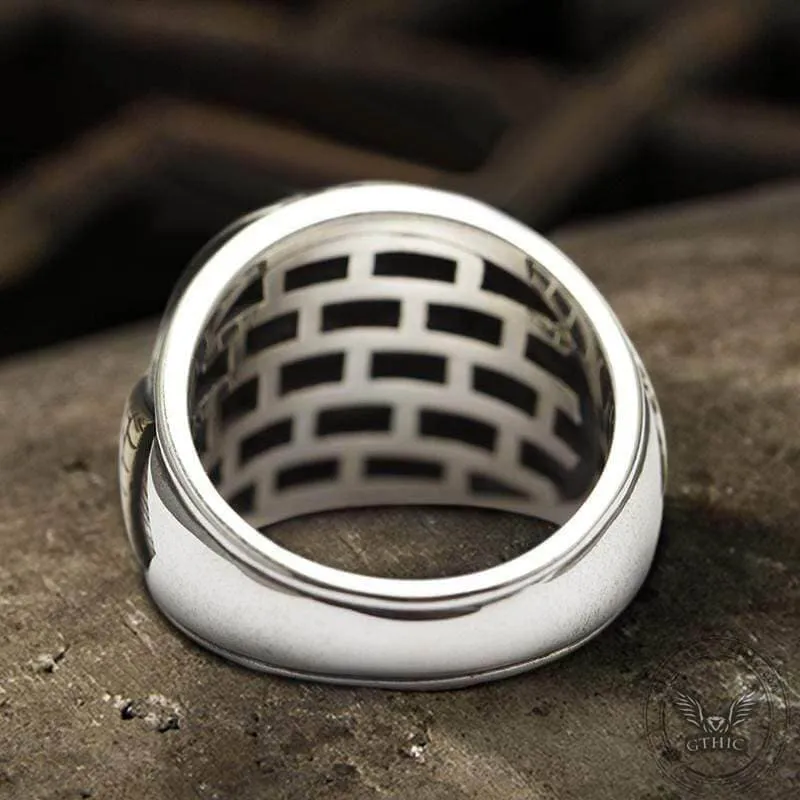 Eye of Providence Sterling Silver Masonic Ring sold by GTHIC product image thumbnail 4