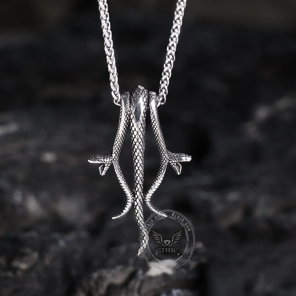 Three Snakes Stainless Steel Pendant sold by GTHIC product image thumbnail 5