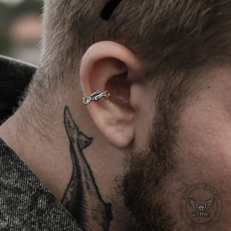 Winding Thorns Stainless Steel Ear Cuffs sold by GTHIC product image thumbnail 2