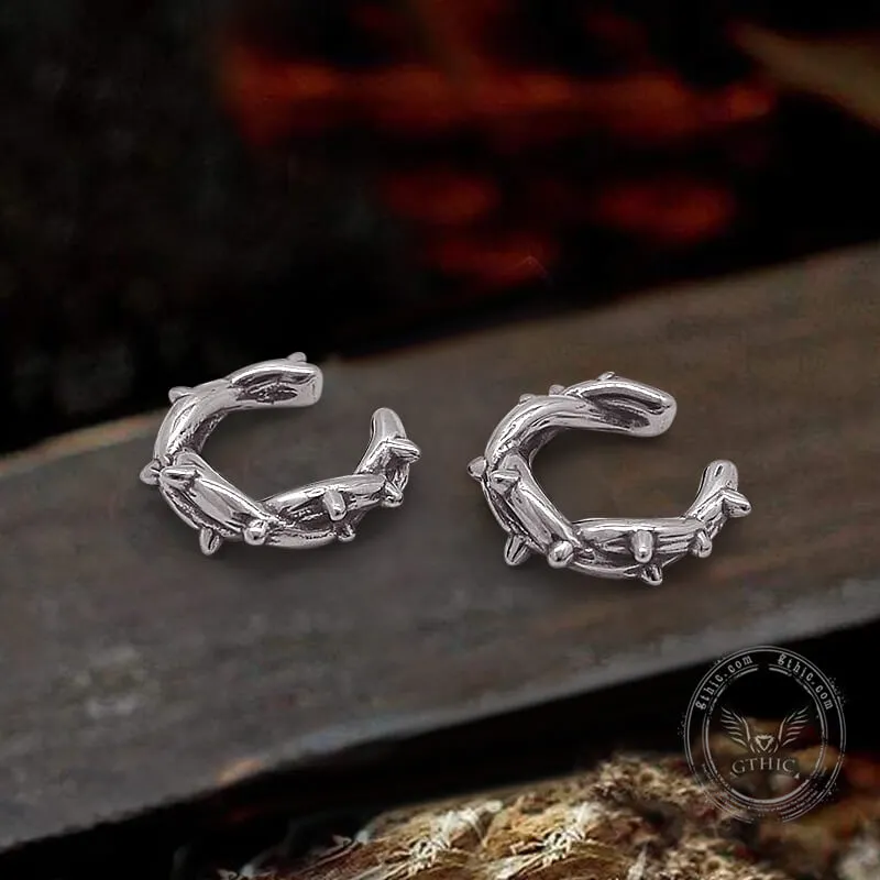 Winding Thorns Stainless Steel Ear Cuffs sold by GTHIC product image thumbnail 3