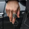 Nobility King Crown Stainless Steel Skull Ring sold by GTHIC