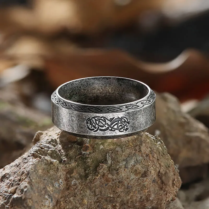 Viking Symbol Stainless Steel Ring sold by GTHIC product image thumbnail 4
