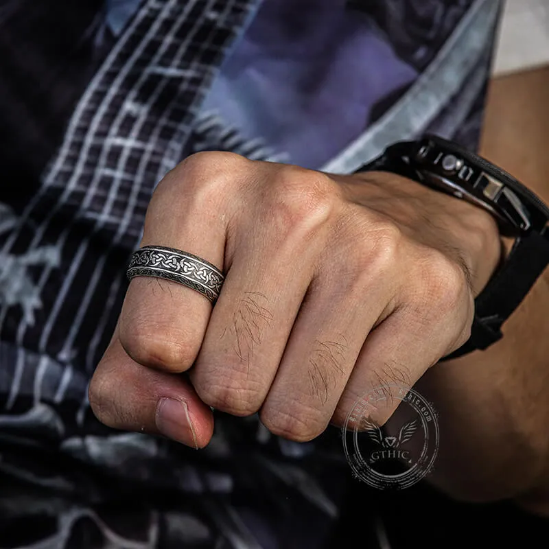 Viking Symbol Stainless Steel Ring sold by GTHIC product image thumbnail 3