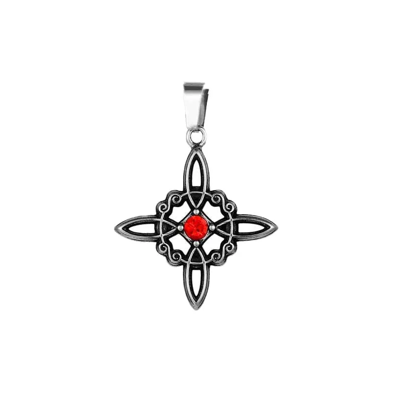 Vintage Chinese Knot Zircon Stainless Steel Pendant sold by GTHIC product image thumbnail 3