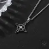 Vintage Chinese Knot Zircon Stainless Steel Pendant sold by GTHIC