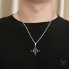 Vintage Chinese Knot Zircon Stainless Steel Pendant sold by GTHIC