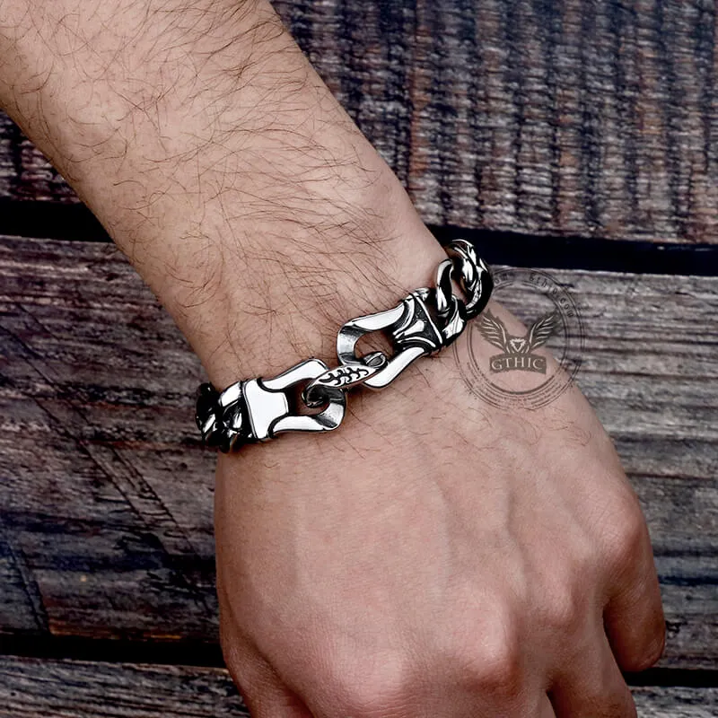 Classic Viking Totem Stainless Steel Bracelet sold by GTHIC product image thumbnail 2