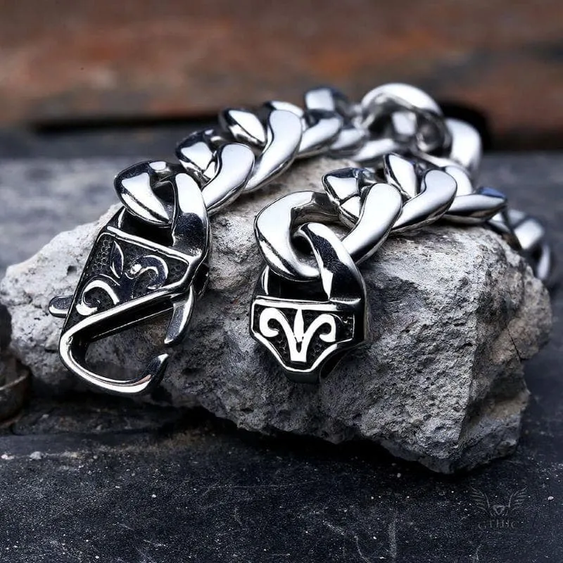 Classic Viking Totem Stainless Steel Bracelet sold by GTHIC product image thumbnail 4